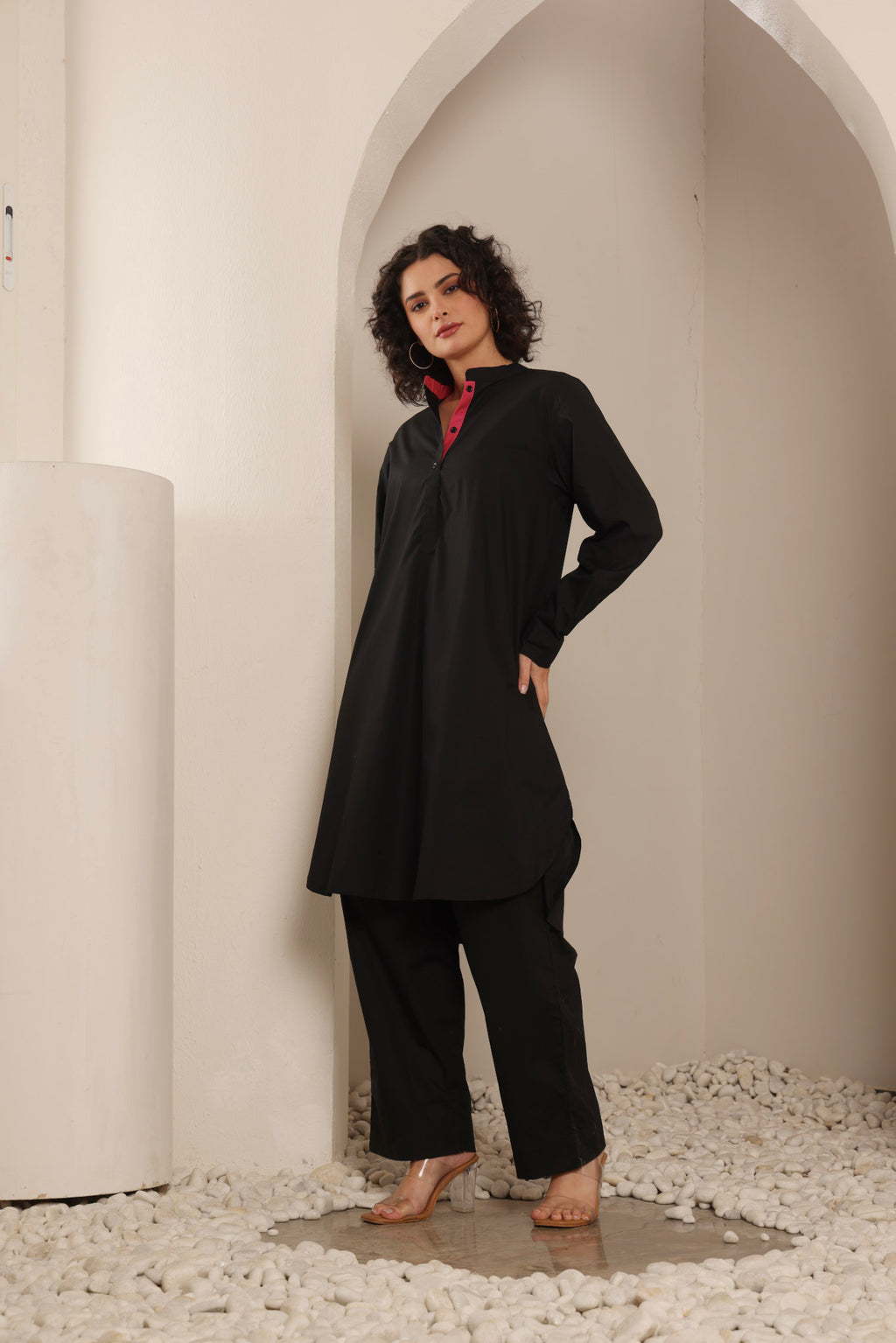 Black Kurta Set