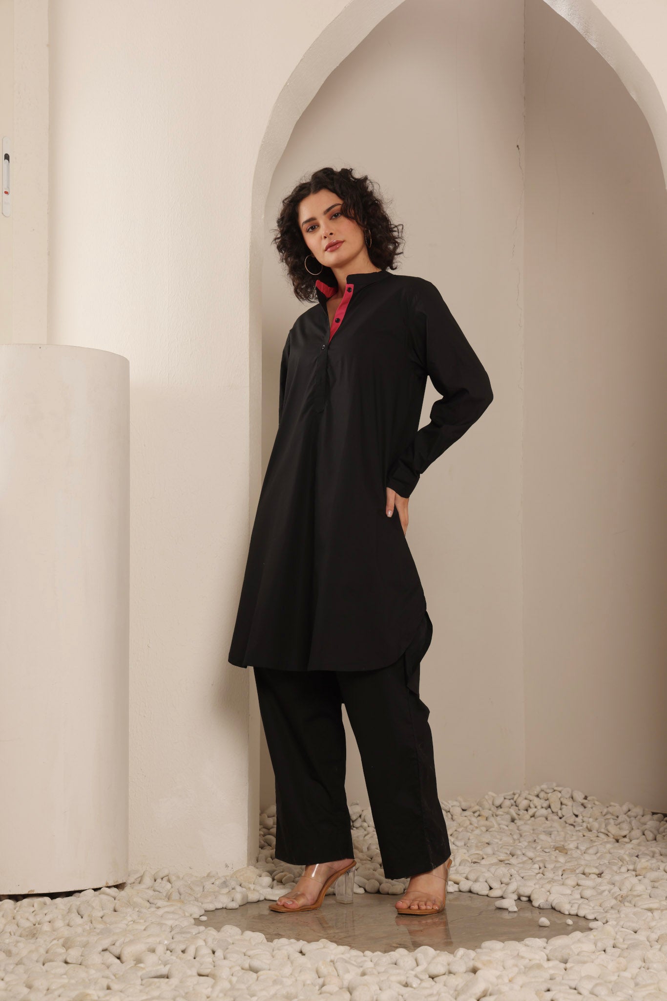 Black Kurta Set