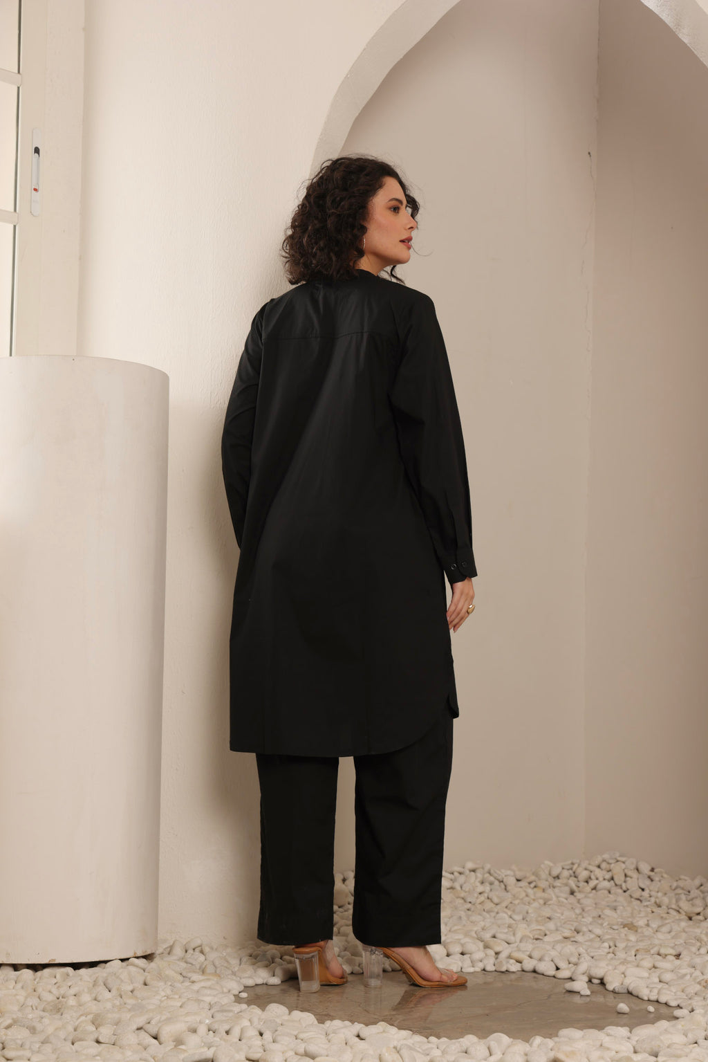Black Kurta Set