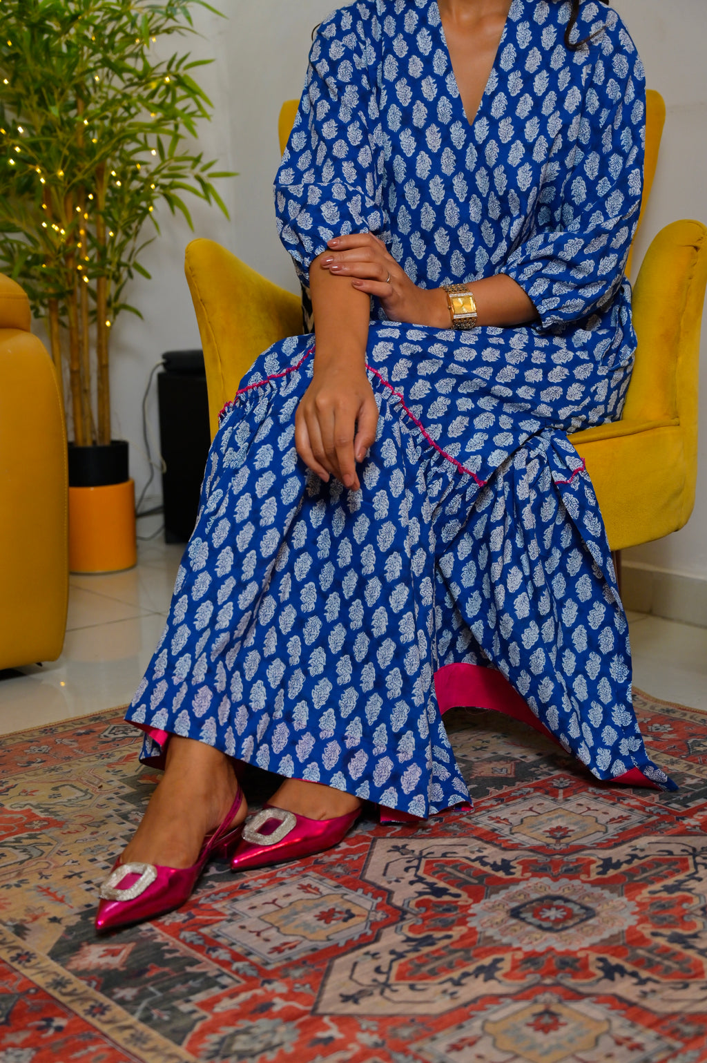 Indigo Maxi Dress