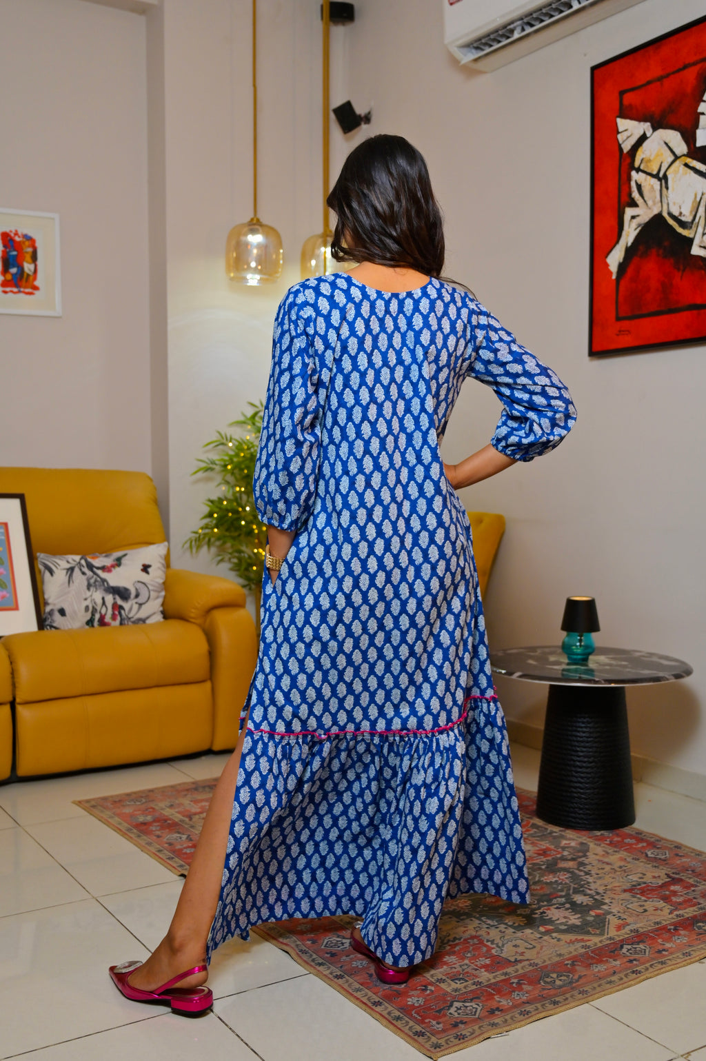 Indigo Maxi Dress