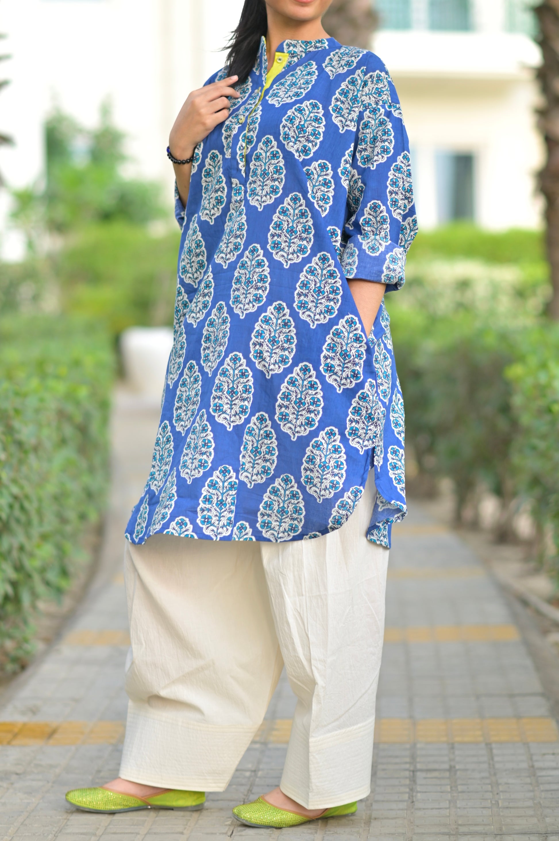 Indigo Kurta Set